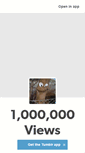 Mobile Screenshot of 1000000views.tumblr.com