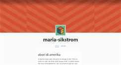 Desktop Screenshot of maria-sikstrom.tumblr.com