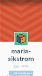 Mobile Screenshot of maria-sikstrom.tumblr.com