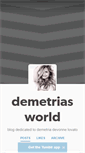 Mobile Screenshot of myqueendemetria.tumblr.com