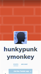 Mobile Screenshot of hunkypunkymonkey.tumblr.com