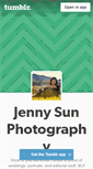 Mobile Screenshot of jennysunphotography.tumblr.com