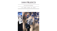 Desktop Screenshot of 1000francs.tumblr.com