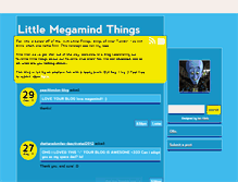 Tablet Screenshot of littlemegamindthings.tumblr.com