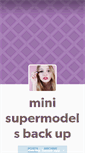 Mobile Screenshot of mini-models.tumblr.com