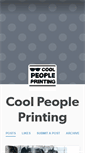 Mobile Screenshot of coolpeopleprinting.tumblr.com