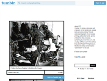 Tablet Screenshot of coolpeopleprinting.tumblr.com