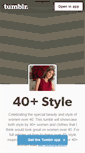 Mobile Screenshot of 40plusstyle.tumblr.com