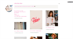 Desktop Screenshot of littlemissmari.tumblr.com