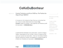 Tablet Screenshot of cekedubonheur.tumblr.com