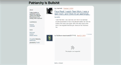 Desktop Screenshot of patriarchyisbullshit.tumblr.com