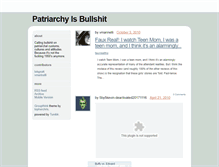Tablet Screenshot of patriarchyisbullshit.tumblr.com