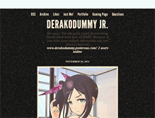 Tablet Screenshot of derekpadakowski.tumblr.com
