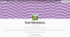 Desktop Screenshot of feelvibrations.tumblr.com