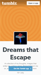 Mobile Screenshot of escapingdreams.tumblr.com