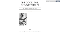 Desktop Screenshot of itsgoodforconnecticut.tumblr.com