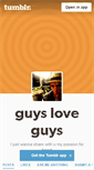 Mobile Screenshot of guysloveguys.tumblr.com