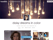 Tablet Screenshot of daisydreamsincolor.tumblr.com