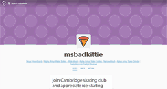 Desktop Screenshot of msbadkittie.tumblr.com