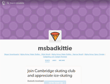 Tablet Screenshot of msbadkittie.tumblr.com