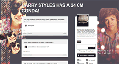 Desktop Screenshot of harrystylesconda24cm.tumblr.com