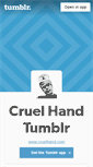 Mobile Screenshot of cruelhandhc.tumblr.com