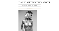 Desktop Screenshot of dailylustfulthoughts.tumblr.com