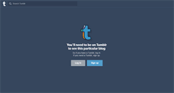 Desktop Screenshot of bluebrickroad.tumblr.com