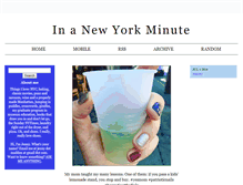 Tablet Screenshot of nyminute.tumblr.com