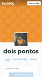 Mobile Screenshot of doispontos.tumblr.com