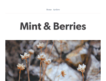 Tablet Screenshot of mintandberries.tumblr.com