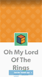 Mobile Screenshot of ohmylordoftherings.tumblr.com