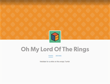 Tablet Screenshot of ohmylordoftherings.tumblr.com