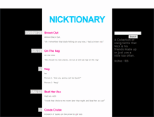 Tablet Screenshot of nicktionary.tumblr.com