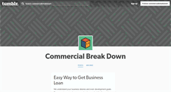 Desktop Screenshot of commercialbreakdown.tumblr.com