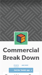 Mobile Screenshot of commercialbreakdown.tumblr.com