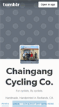 Mobile Screenshot of chaingangcyclingco.tumblr.com