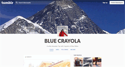 Desktop Screenshot of bluecrayola.tumblr.com