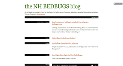 Desktop Screenshot of nhbedbugs.tumblr.com