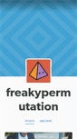 Mobile Screenshot of freakypermutation.tumblr.com