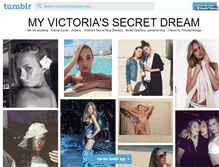 Tablet Screenshot of myvictoriassecretdream.tumblr.com