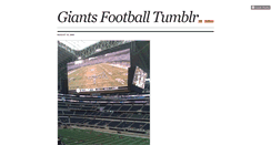 Desktop Screenshot of newyorkgiants.tumblr.com