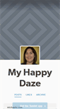 Mobile Screenshot of myhappydaze.tumblr.com