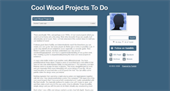 Desktop Screenshot of coolwoodprojects.tumblr.com