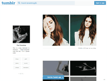 Tablet Screenshot of lanadelreygifs.tumblr.com