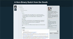 Desktop Screenshot of butchinthesouth.tumblr.com