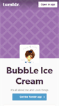 Mobile Screenshot of bubbleicecream.tumblr.com