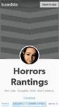 Mobile Screenshot of horrorjunkie616.tumblr.com