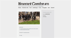 Desktop Screenshot of itinerantcerebrum.tumblr.com