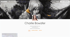 Desktop Screenshot of charliebowater.tumblr.com